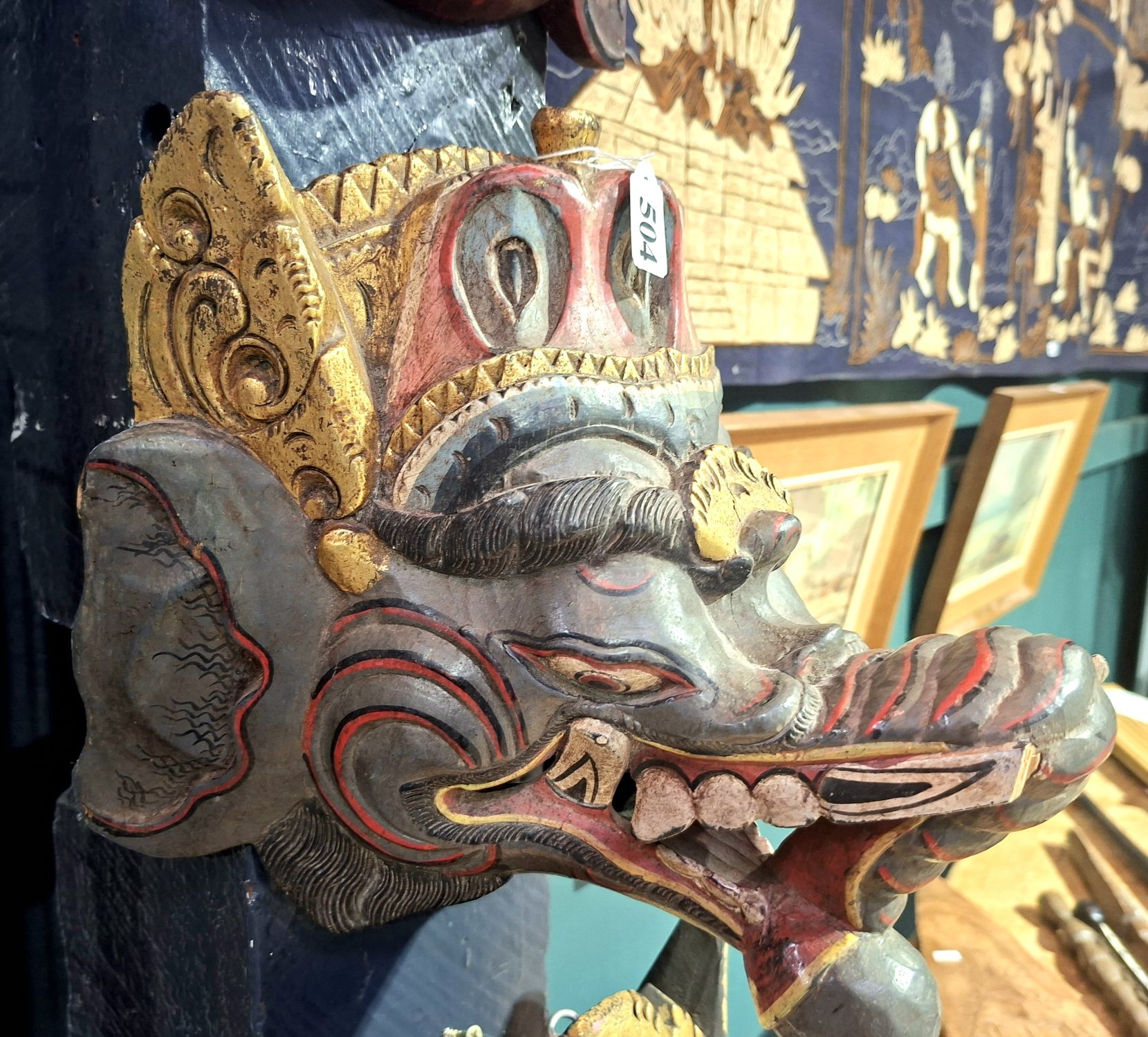 504 · ANTIQUE INDONESIAN MASK