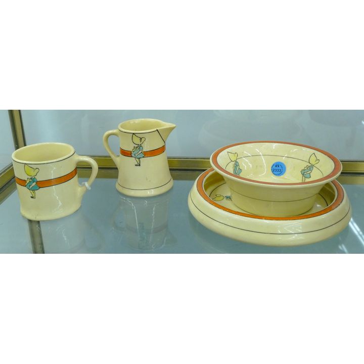 4pc Roseville Juvenile Set - Largest 8''