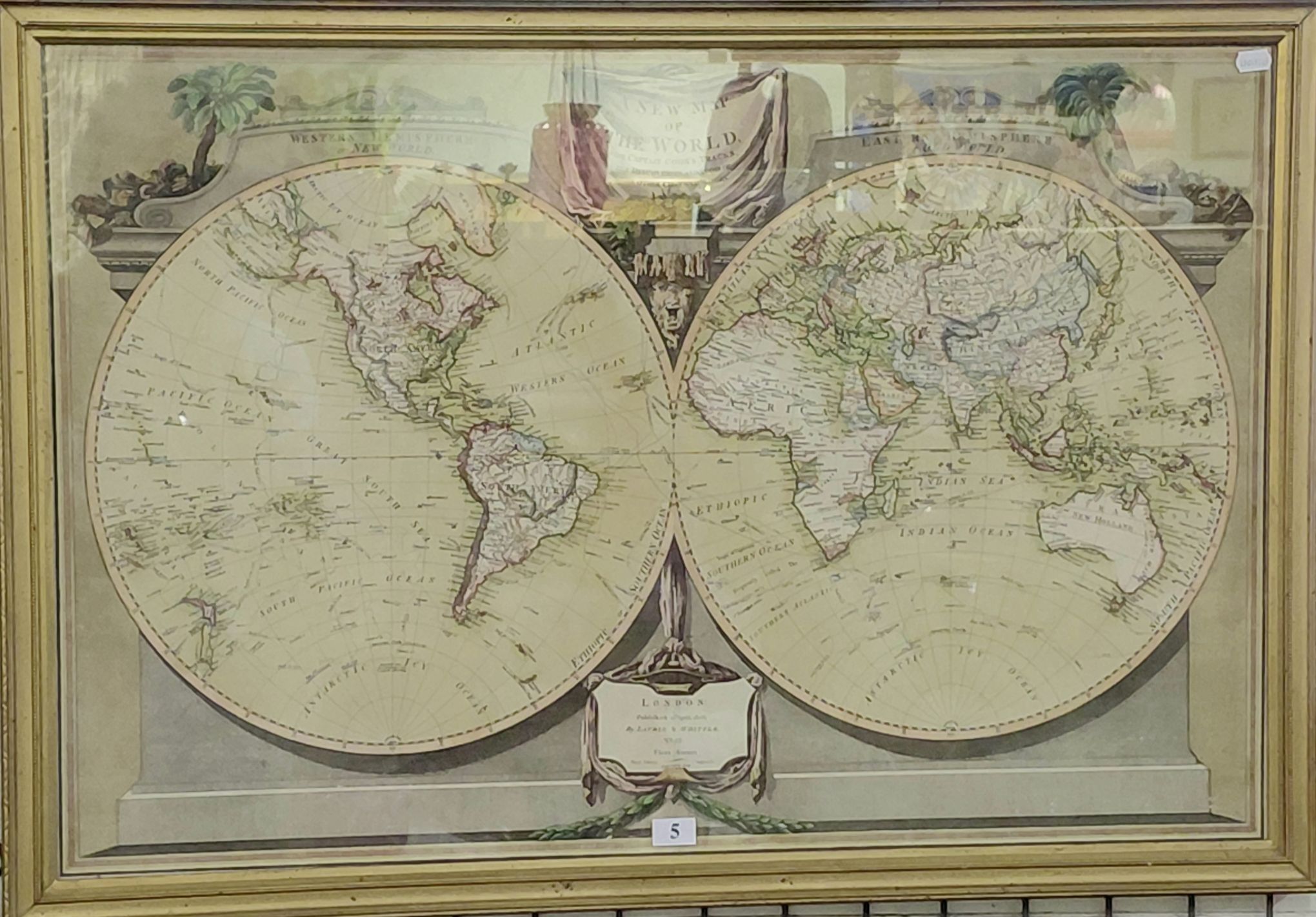 5 · 1813-14 LAURIE AND WHITTLE MAP OF THE WORLD