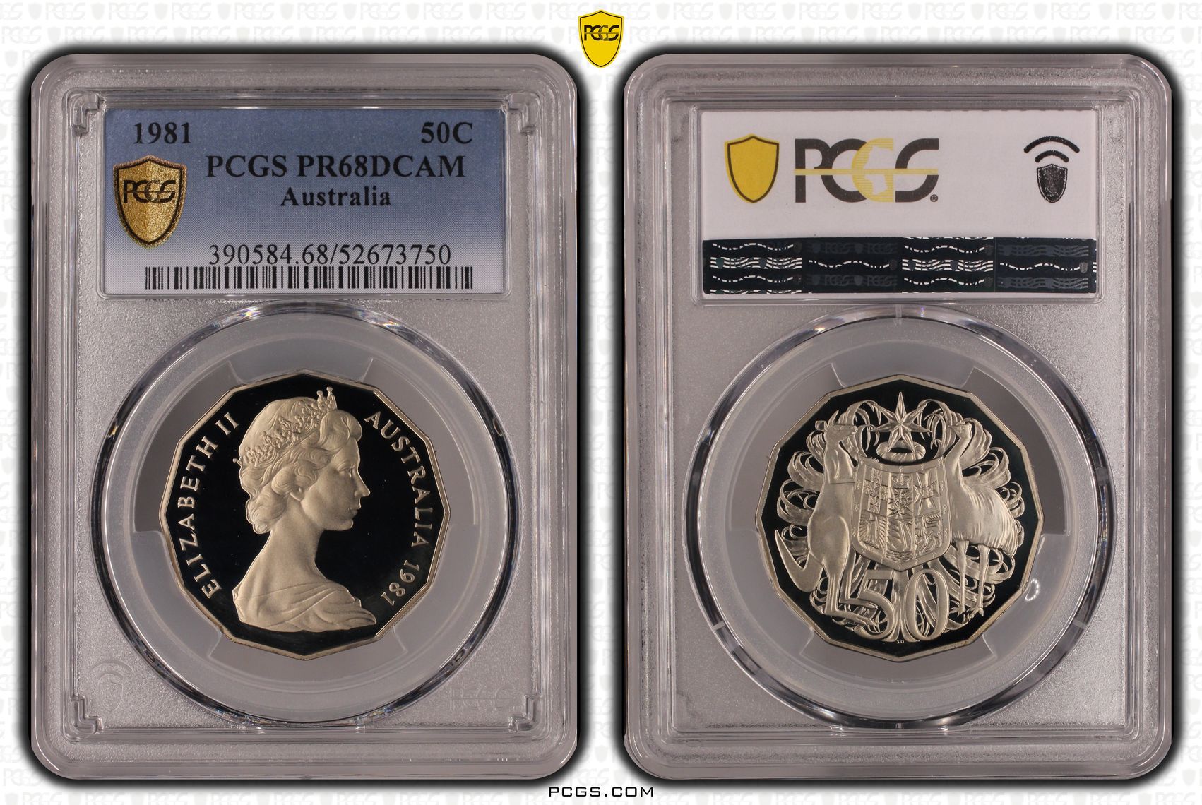 Fifty Cent, 1981, PCGS PR68DCAM