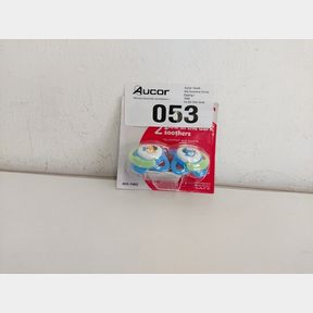TOMMEE TIPPEE ESSENTIALS 2 GLOW IN THE DARK SOOTHERS - 6-12M