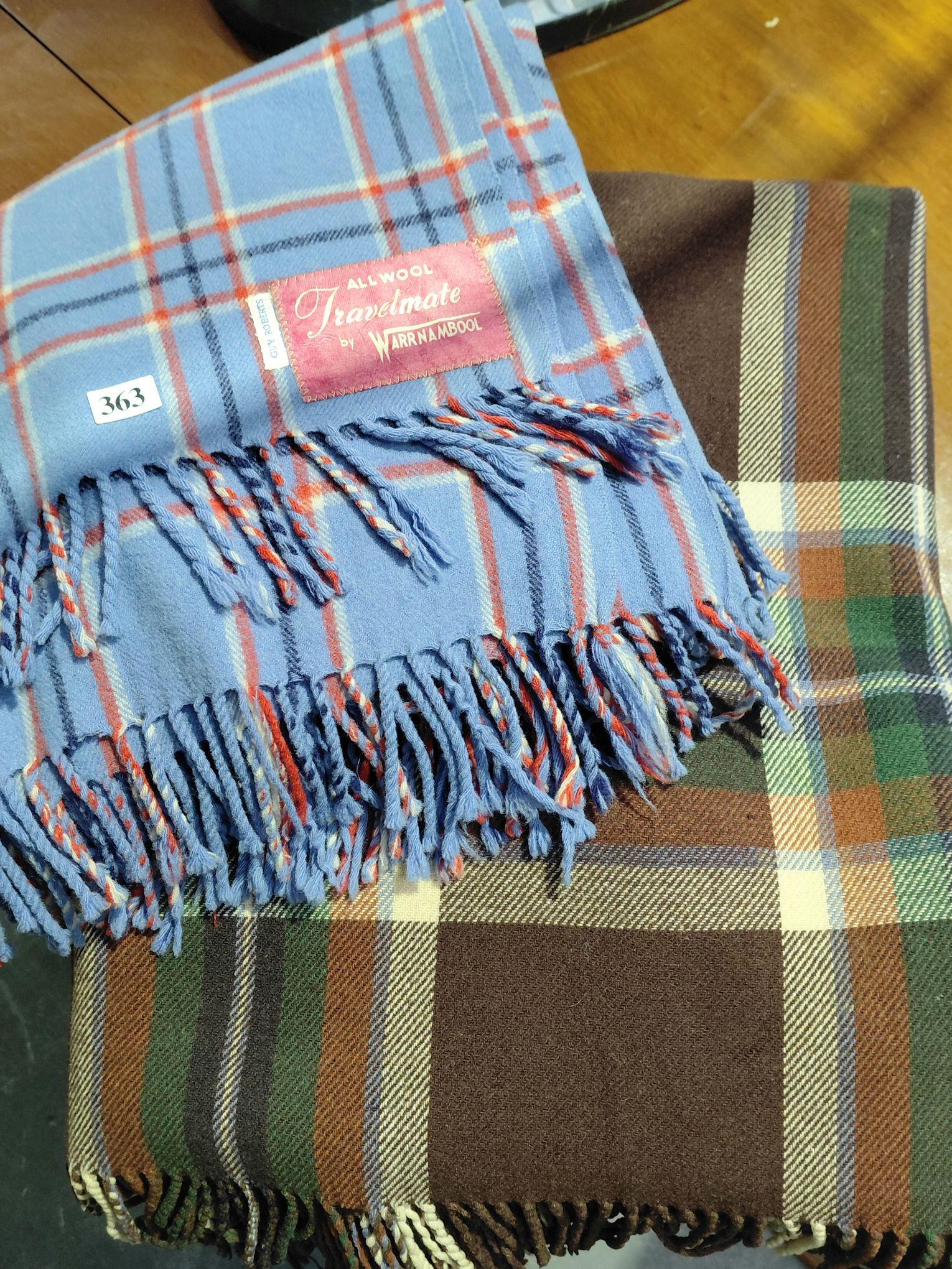 363 · 2 AUSTRALIAN WOOL BLANKETS