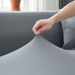 Fine Living L Shape Couch Cover - Grey - Black | SJ 51668/825 B9 (S2)