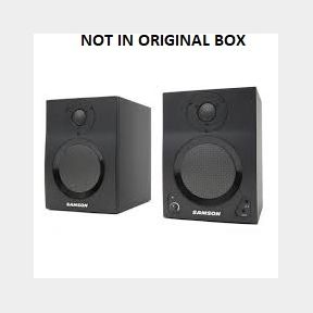 Samson MediaOne BT4 - Active Studio Monitors with Bluetooth (Pair)(NOT IN ORIGINAL BOX) | PK 51673/55039 B1 (S2)