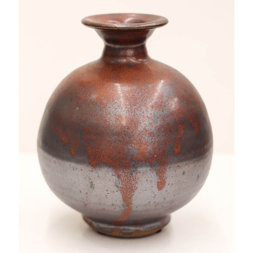 Wayne Ngan Iron Glazed Ball Vase