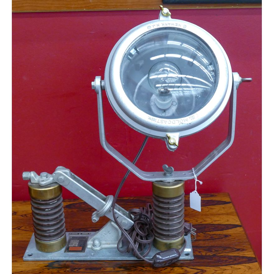 Industrial Spotlight Steel Table Lamp 19''x19''