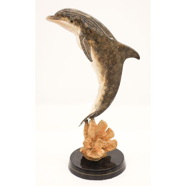 Robert Wyland ''Day of the Dolphin'' 1998 Bronze