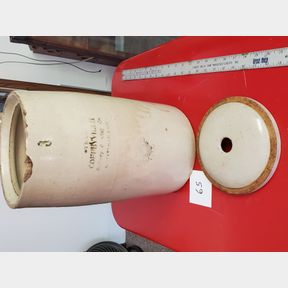 Coffeyville Butter Churn, Lid (does not fit perfectly)