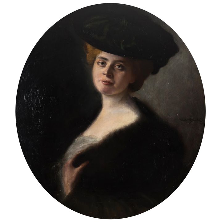 Arnulf de Bouché | Portret damy, 1903 r.