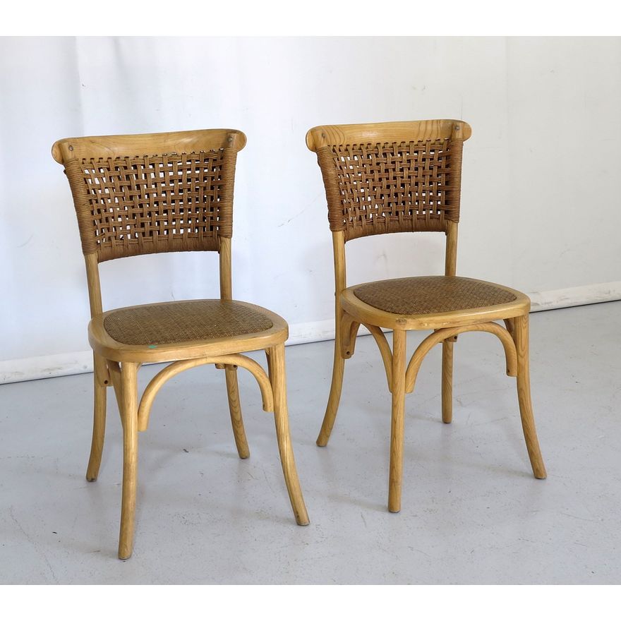 PAIR OF DINING CHAIRS