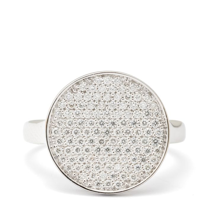 0.50 Carat Diamond Cluster 18ct Gold Ring