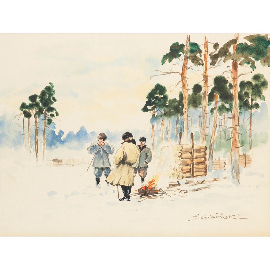 Stanisław Gibiński | Przy ognisku