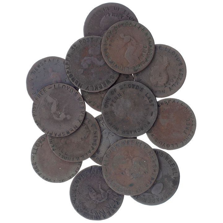 Countermarked Halfpenny, 1797 - 1807, Poor - F
