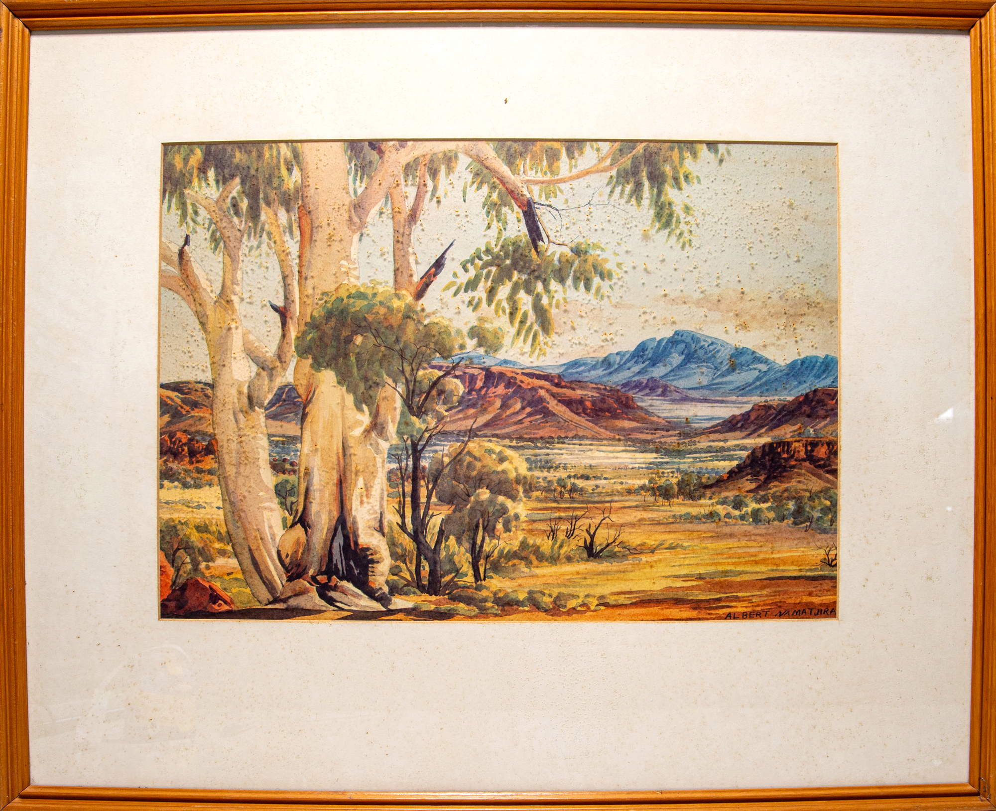 368 · Albert Namatjira (1902-1959) & Kenneth Entata (1932-1982), Pair of Landscapes