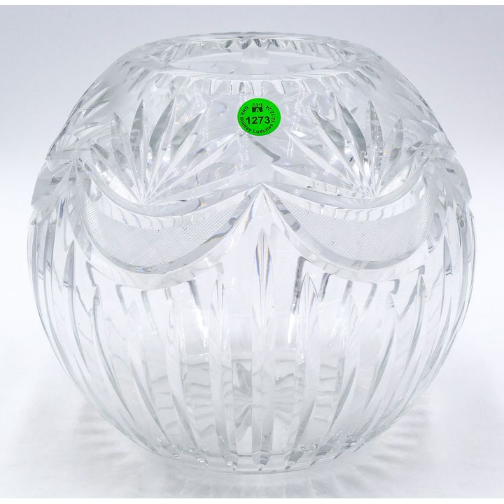 Cut Crystal Bowl 8''x8''