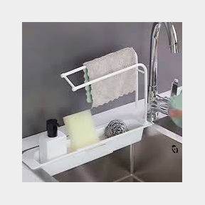Adjustable Kitchen Sink Shelf with Handy Cloth Super Scourer - Bar 9901036738336-51748/4537