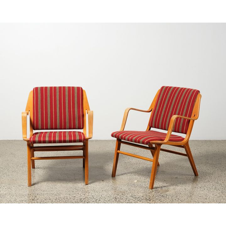 Peter Hvidt and Orla Mølgaard-Nielsen for Fritz Hansen - Pair of ‘Ax’ chairs, 1960s