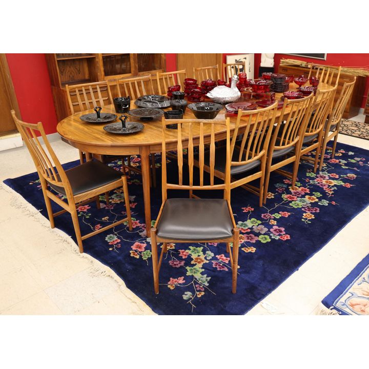 12 Torbjorn Afdal for Bruksbo "Darby" Norway Dining Chairs