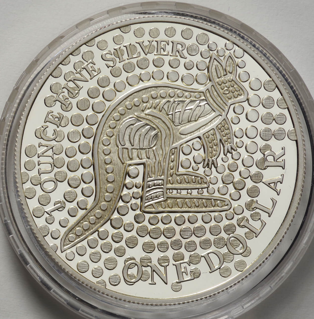 オーストラリア-Australia.カンガルー図 1ドル(1オンス)銀貨 2001年 ...