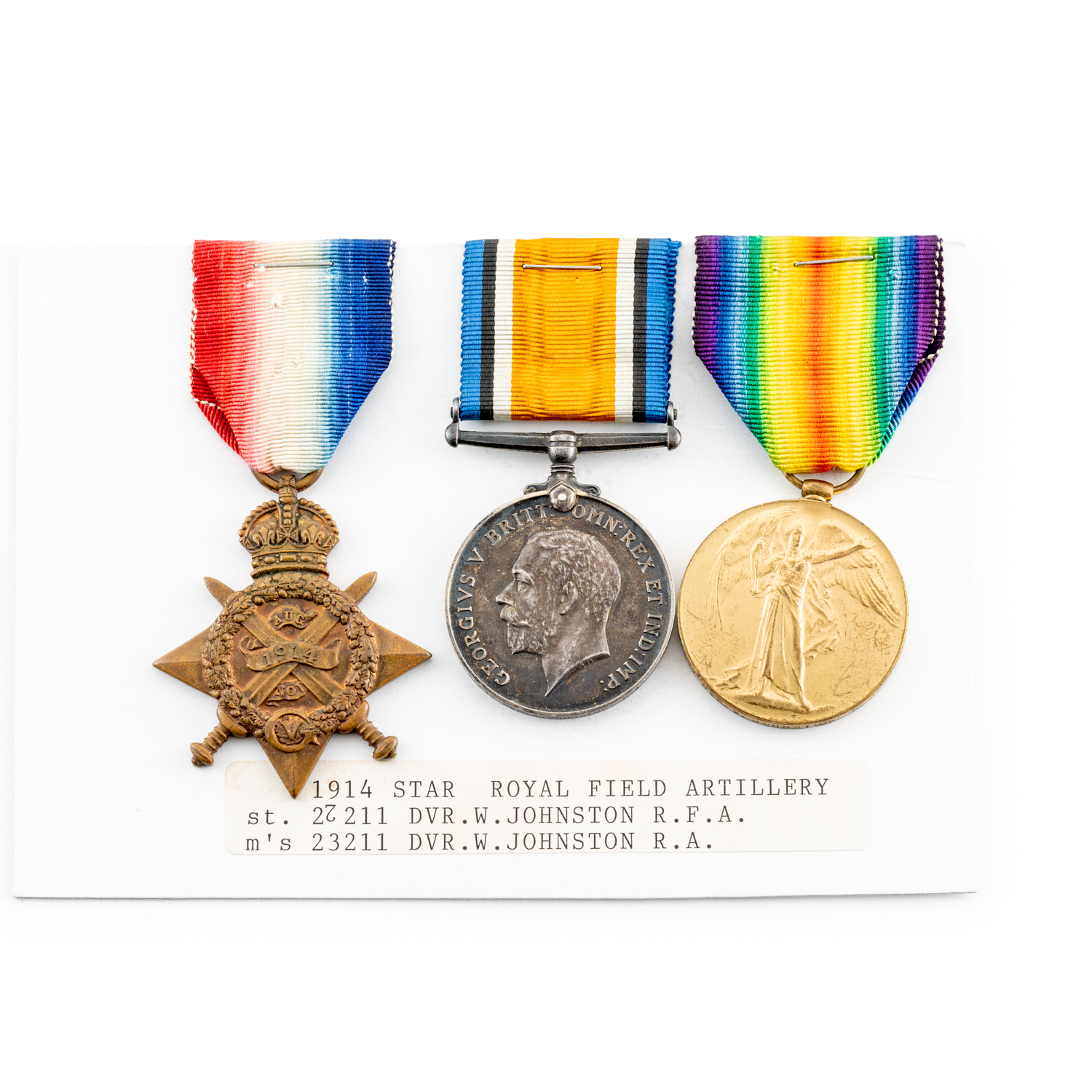 Great Britain, 1914 Mons Star Trio, WWI,