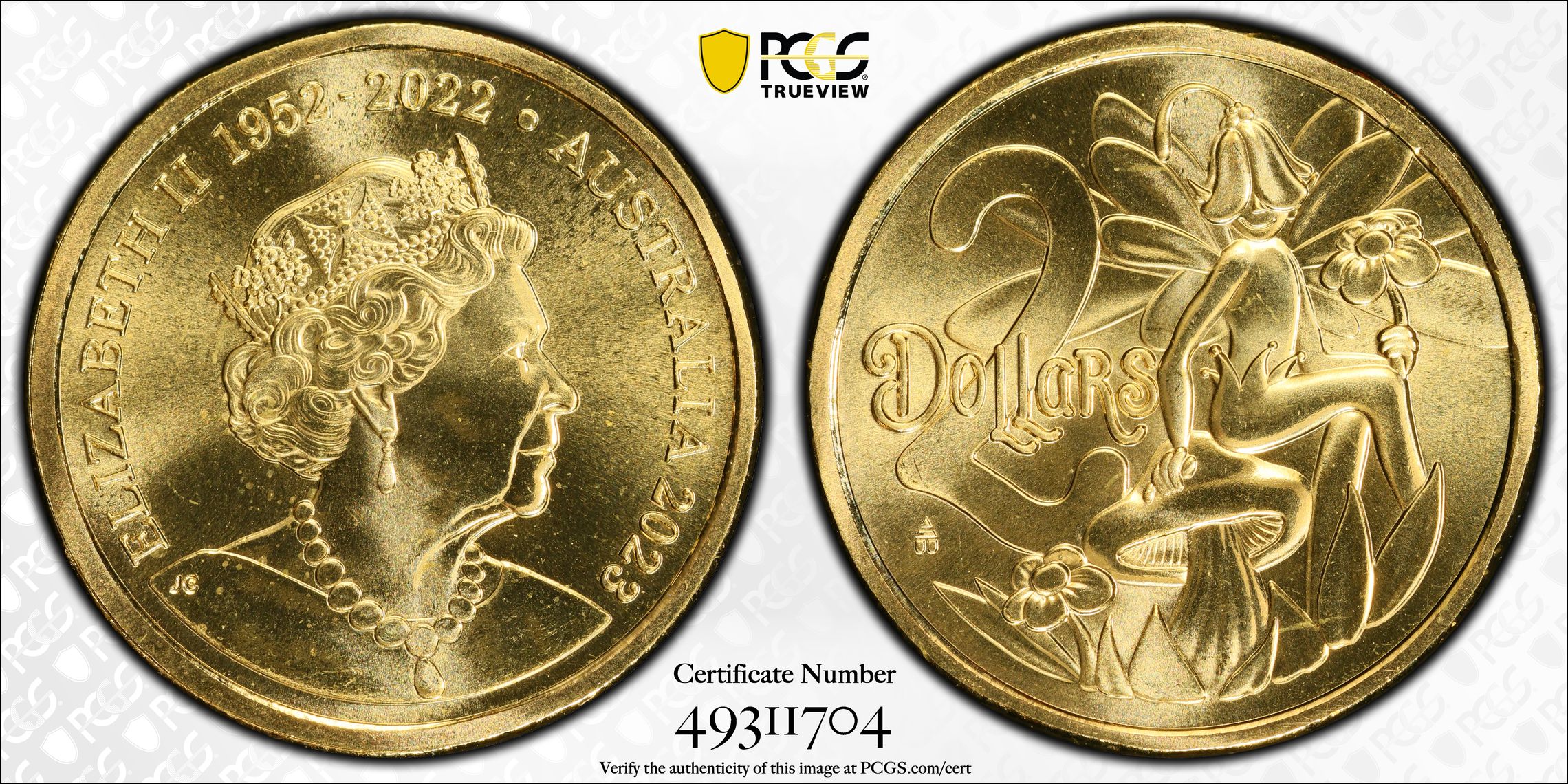Tooth Fairy, Two Dollar, 2023, PCGS MS69