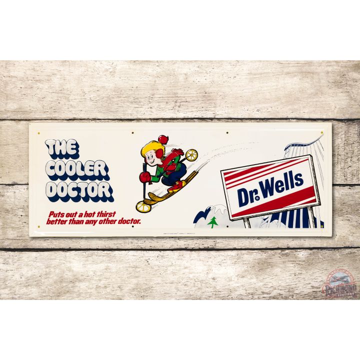 Dr. Wells "The Cooler Doctor" Metal Sign TAC 9.5