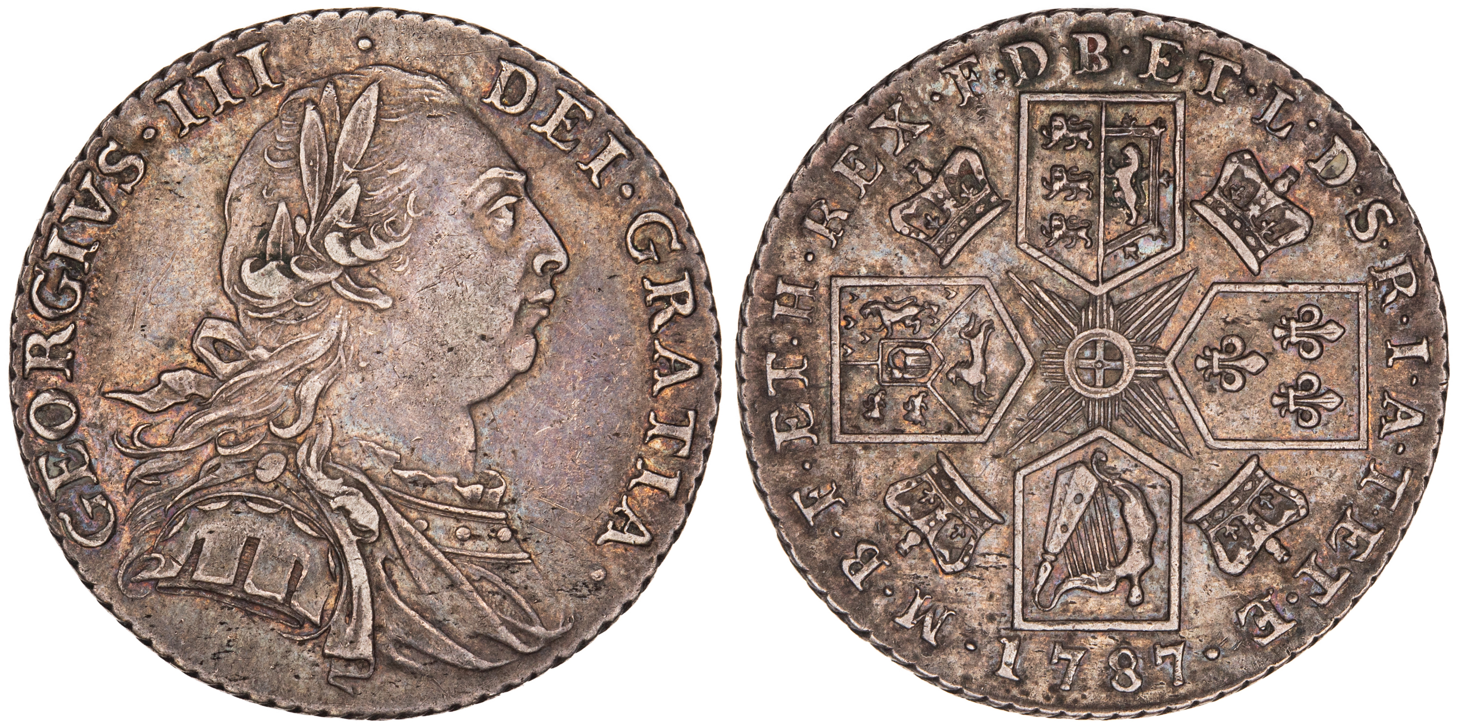 Great Britain, George III, Shilling, 1787, gVF