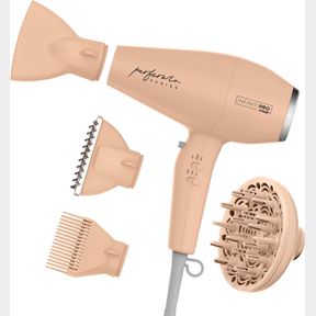 INFINITIPRO BY CONAIR PERFORMA SERIES HAIR DRYER WITH DIFFUSER PLUS 3 OTHER ATTACHMENTS | BLOW DRYER WITH PROFESSIONAL PERFORMANCE