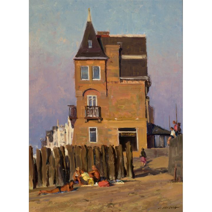 Clyde Aspevig (1951- ), Evening Sun Worshop, St. Malo