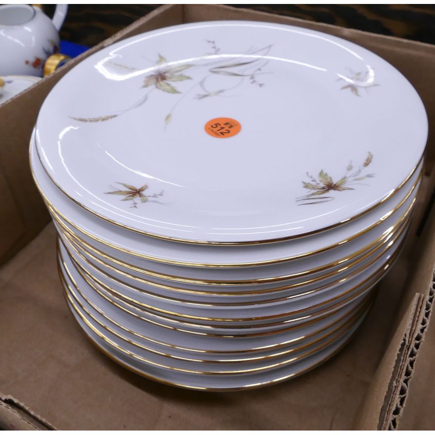 Set 12pc Edelstein Bavaria 'Aurora' Bread Plates