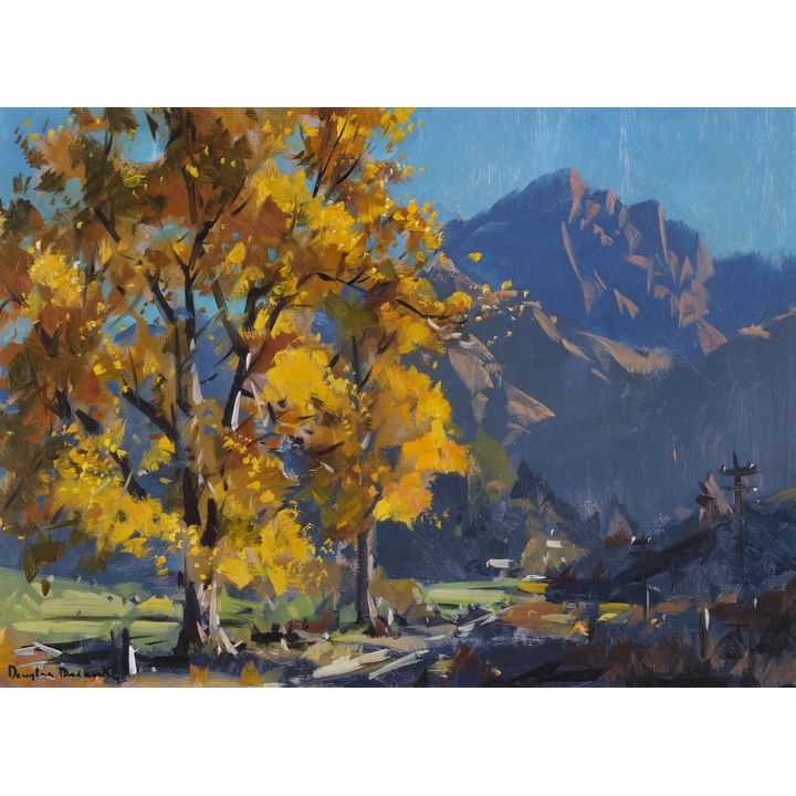 Douglas Badcock ‘Black Poplars in Autumn’
