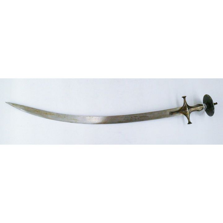 Old Indian Talwar Sword Black Sheath 35''