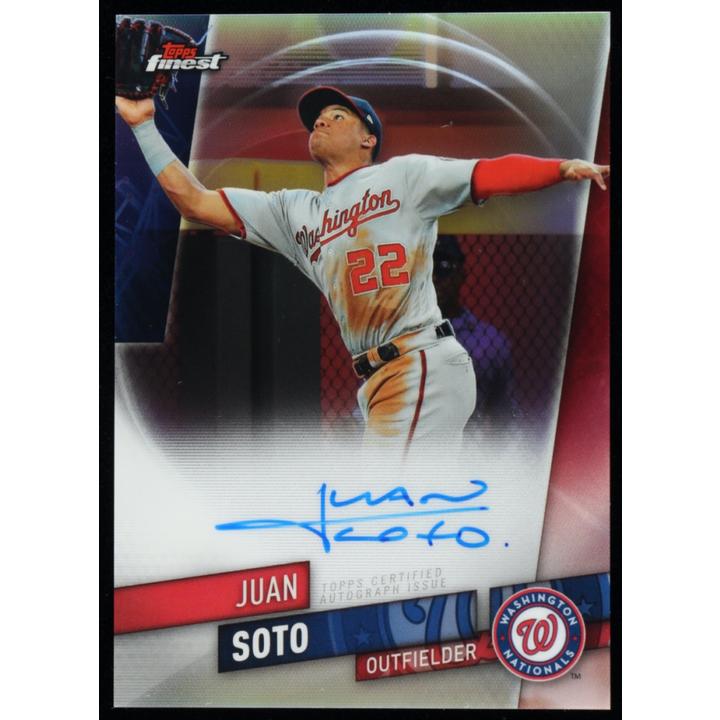 Juan Soto Autographed Washington Custom Baseball Jersey - JSA COA