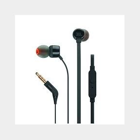 JBL T110 in ear Headphone - Black-50587/1737 B4(S4)C