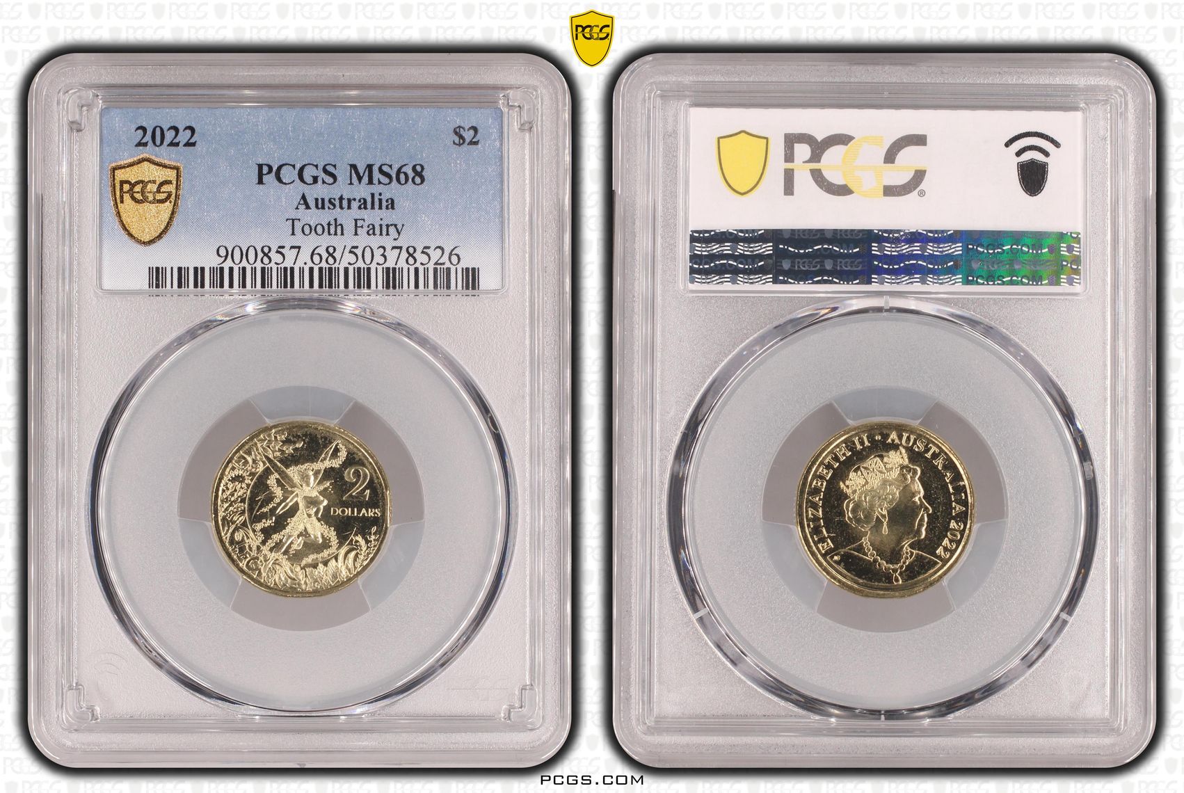 Tooth Fairy , Two Dollar, 2022, PCGS MS68