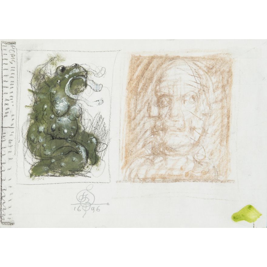 Franciszek Starowieyski | Szkic "Żaba", 1996