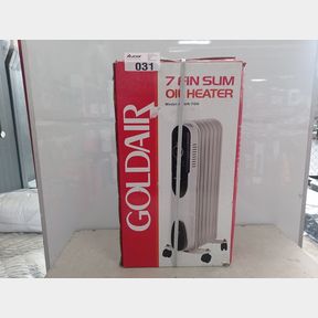 GOLDAIR - 7 FIN HEATER - WHITE -GSOR-700