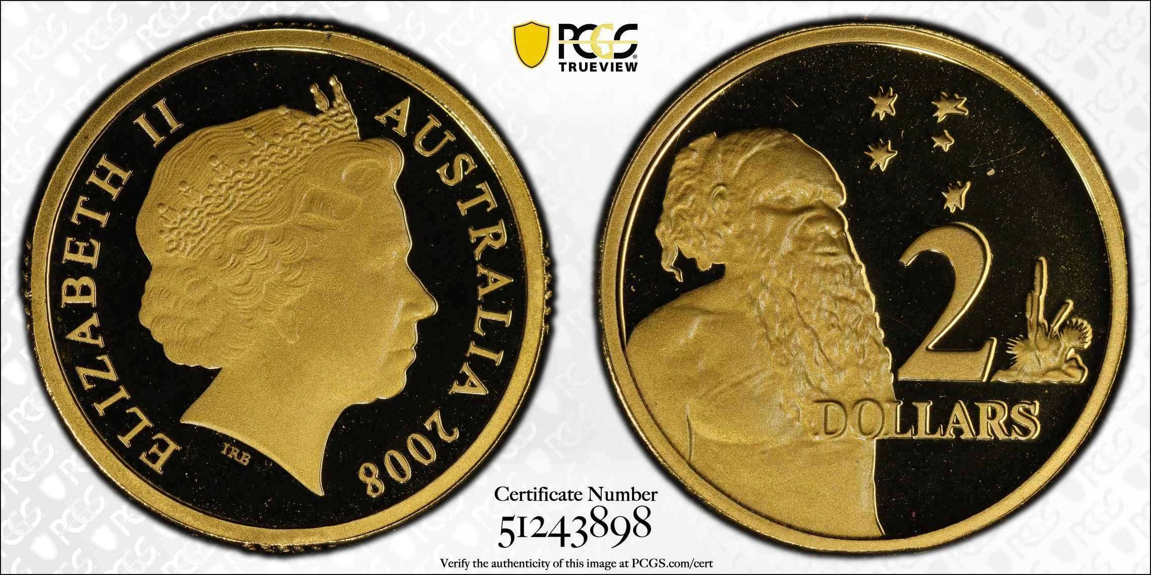 Two Dollar, 2008, PCGS PR70DCAM