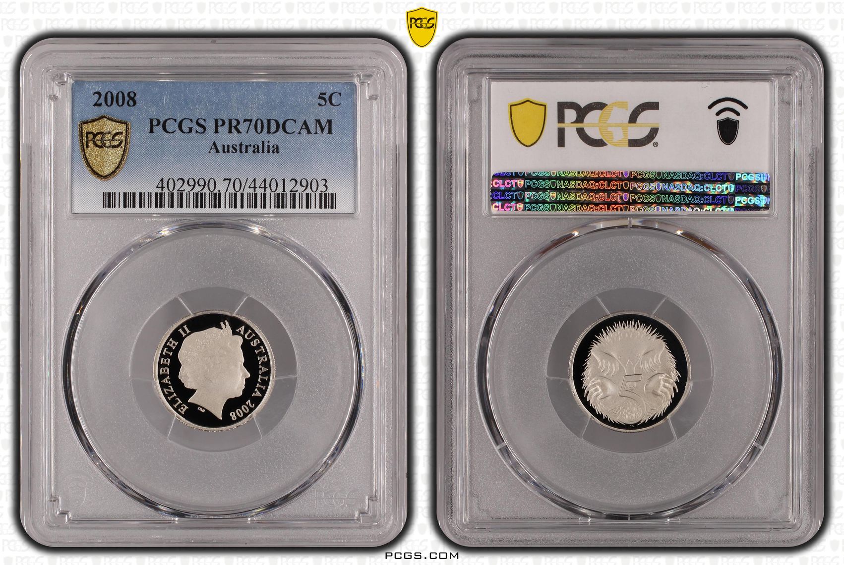 Five Cent, 2008, PCGS PR70DCAM