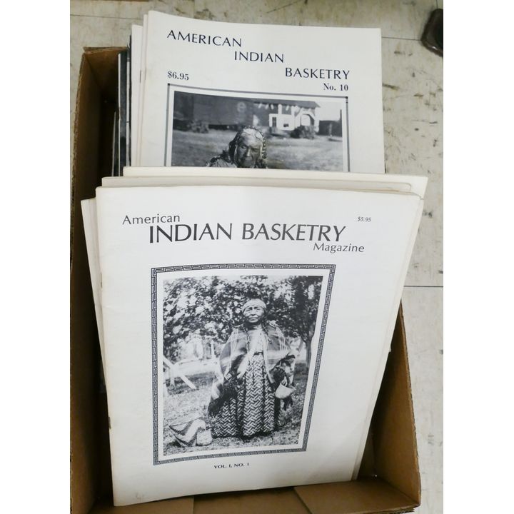 Box American Indian Basketry Magazines - First Issue Run