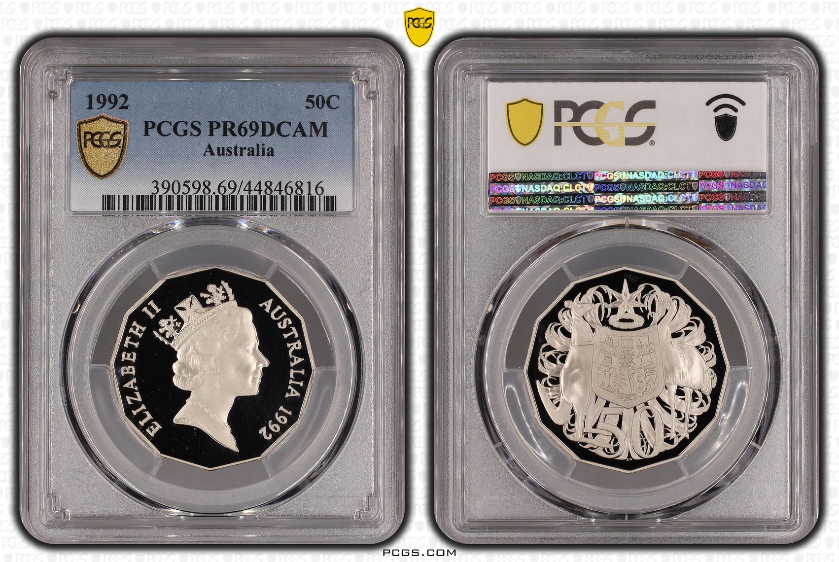 , Fifty Cent, 1992, PCGS PR69DCAM