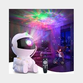 Astronaut Night Light Projector with Remote Control - Starry Nebula Ceiling LED Projector with Timer and Remote-- 51745/18596