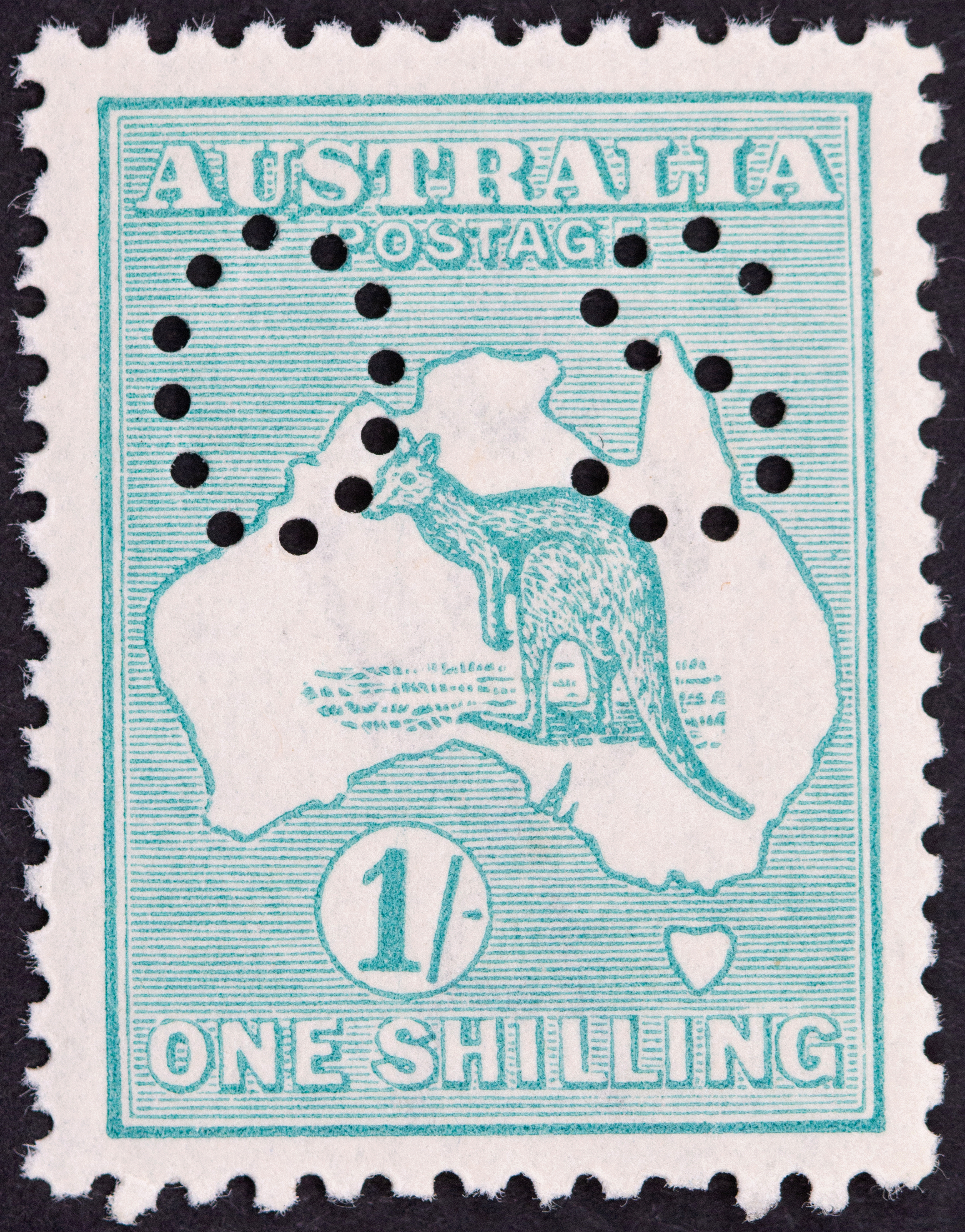 374 · Third Watermark, One Shilling, 1920, Good