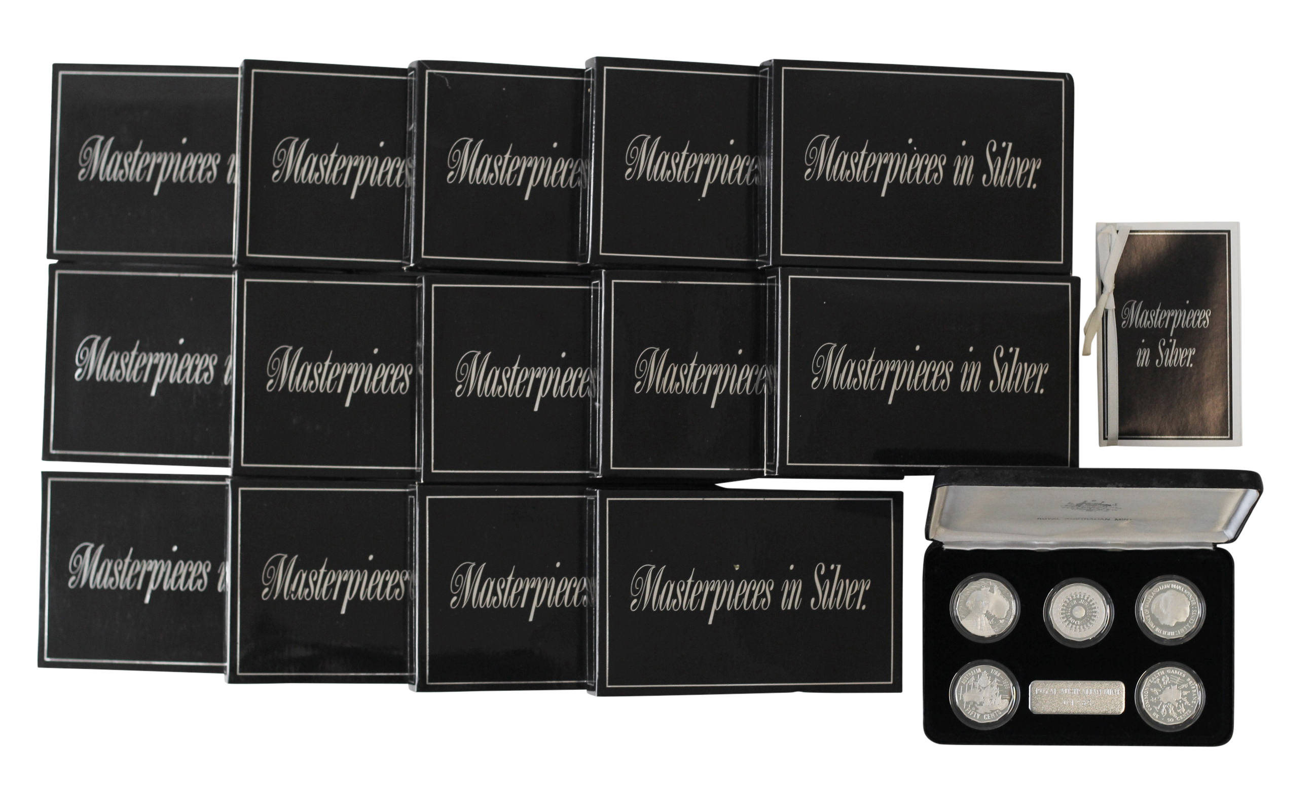 Group, Masterpieces in Silver, 1989, FDC