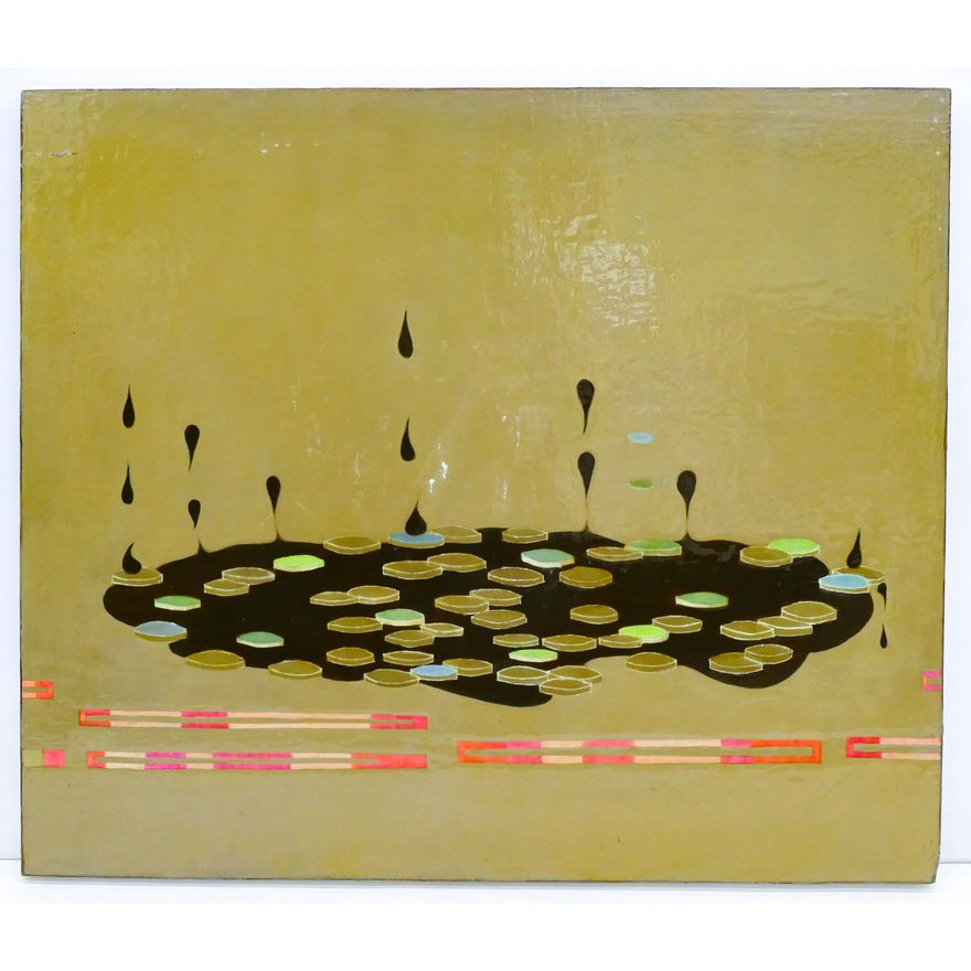 Naomi Shigeta ''Splash'' 2008 Oil on Panel 15.5''x18''