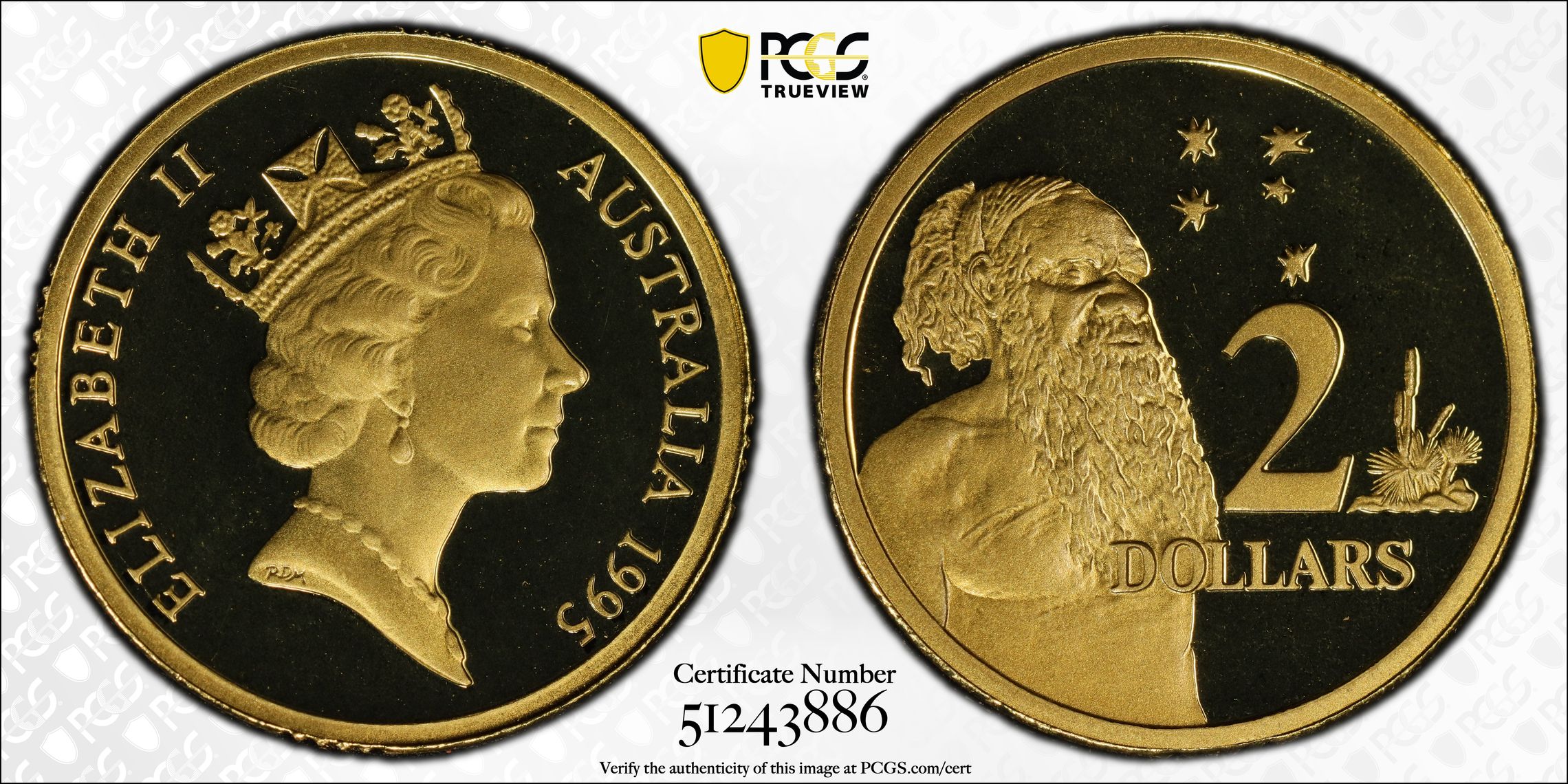 Two Dollar, 1995, PCGS PR69DCAM