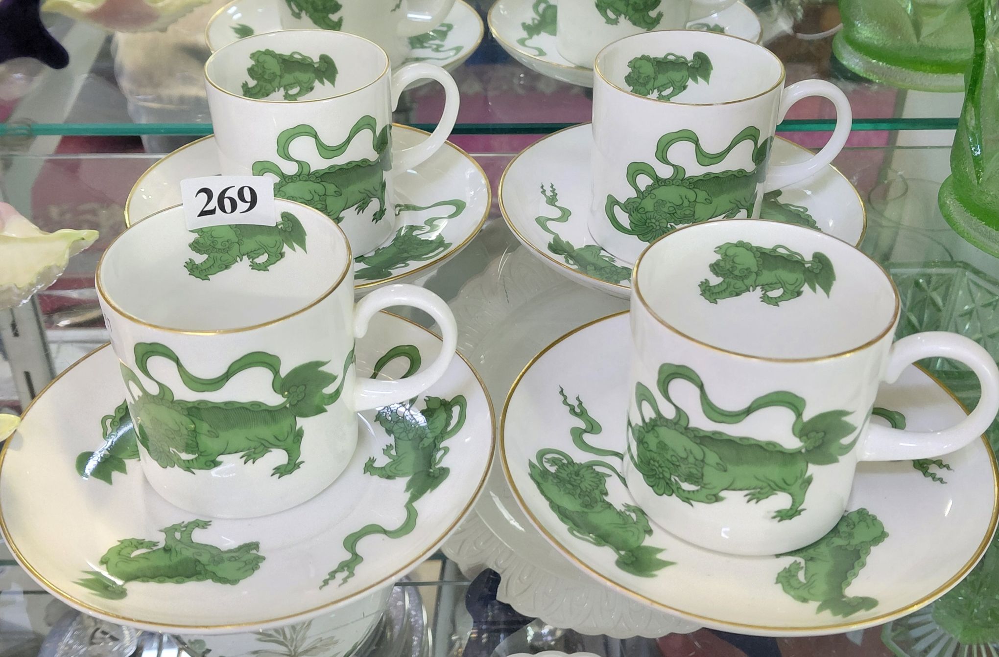 WEDGWOOD 'CHINESE TIGERS' COFFEE SERVICE
