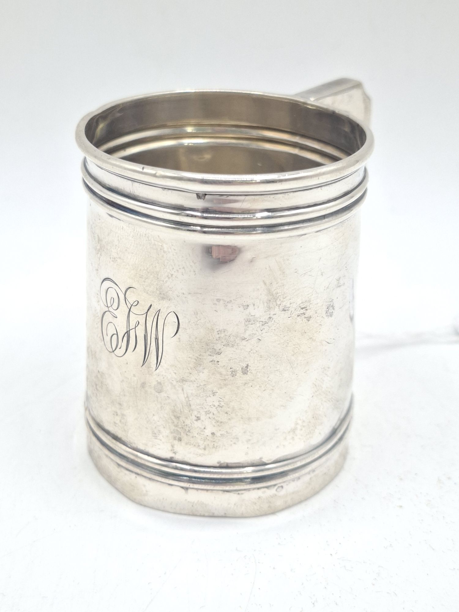 212 · EDWARDIAN STERLING SILVER TANKARD