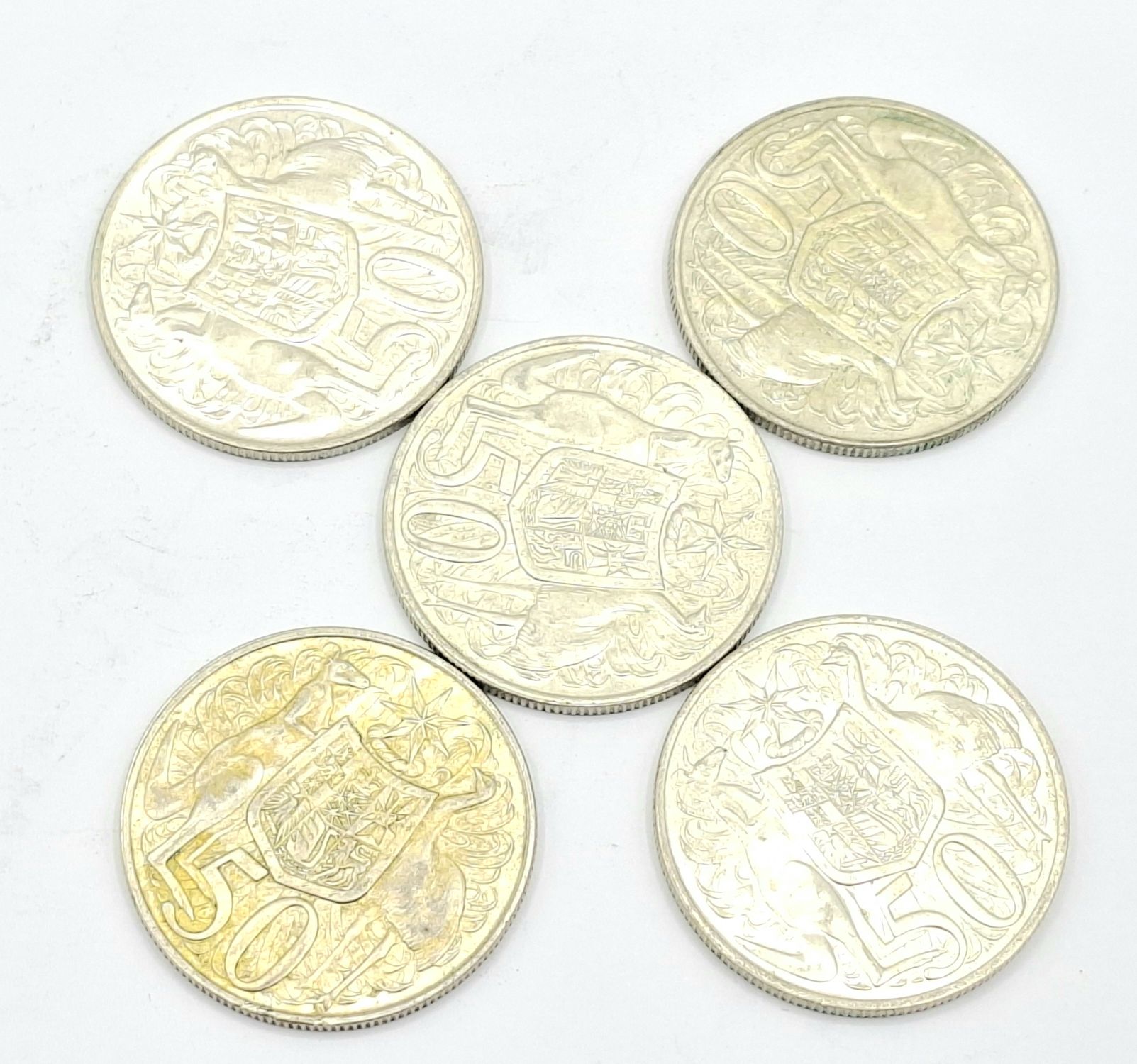1072 · 1966 SILVER 50C COINS