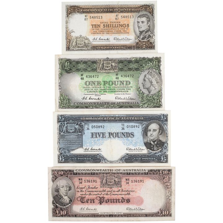 Coombs/Wilson, Type Set, 1953 - 1961, VF - aEF